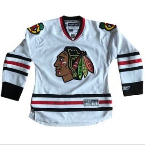White Blackhawks Jersey